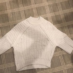 J.O.A. LOS Angeles Gray Cropped Sweater